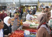 Sidak Pasar Tradisional, Polres Malang Kota Ingatkan Pedagang Tak Mainkan Harga Bahan Pokok