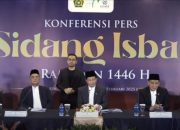 Pemerintah Tetapkan 1 Ramadan 1446 H Jatuh pada Sabtu 1 Maret 2025