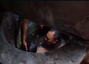 Aksi Heroik Ipda Purnomo Selamatkan Percobaan Bunuh Diri Pemuda Masuk Sumur