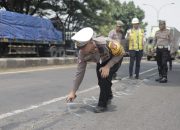 Satlantas Polres Gresik Survei Jalan Black Spot, Matangkan Kelancaran Arus Mudik Lebaran 2025